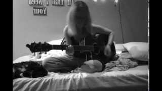 Sleeping With Sirens - Your Nickel Ain&#39;t Worth My Dime (Acoustic Cover) featuring my cat