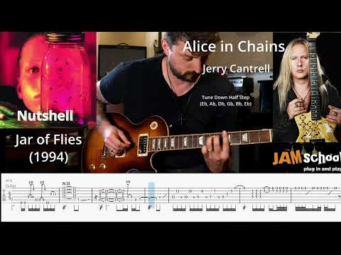 Alice in Chains Nutshell Jerry Cantrell Guitar Solo with TAB