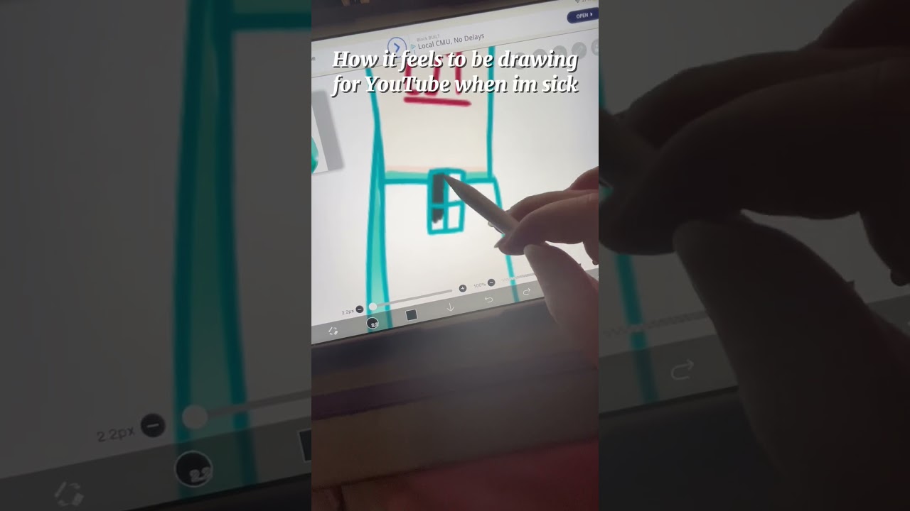 I’m so sick rn it hurts to drink :( || #art #drawingprocess #drawing #sketch  #digitalart