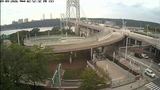 GWB NYC Side Live: Watch the Majestic George Washington Bridge Anytime. live webcam