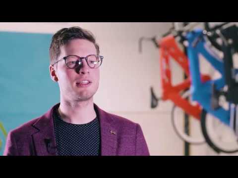 bicycle made out of recyclable plastics