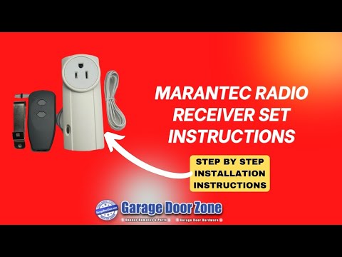 Marantec 75424 Radio Receiver Installation Instructions | Step by Step Instructions Under 3 Minutes