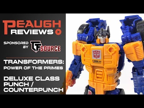 Video Review: Transformers Power of the Primes - Deluxe PUNCH/COUNTERPUNCH