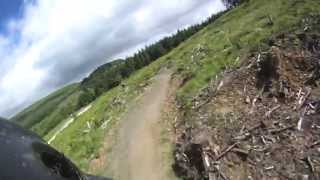 preview picture of video 'MTB Afan Forest - Bike Park Red Run'