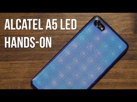Alcatel A5 LED hands-on