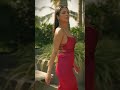 Shehnaaz Gill Sana Looking Gorgeous In Red Dress Shorts Shehnaazgill Viral Trending