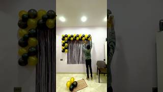 Balloon ￼arch | balloon decoration idea | happy birthday 🎂 |