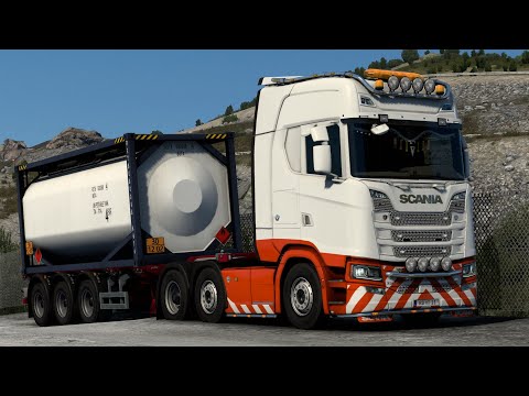 Scania V8 | 1.41 Euro Truck Simulator 2 Gameplay