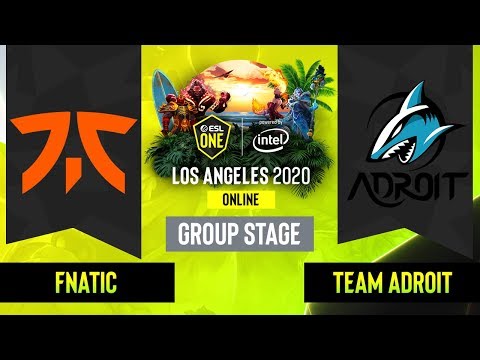 Dota2 - Fnatic vs. Team Adroit - Game 2 - Group Stage - SEA - ESL One Los Angeles