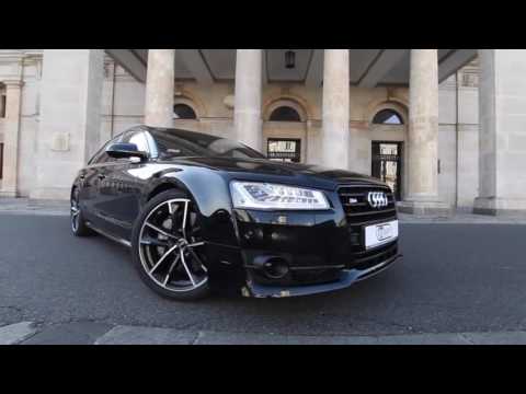 2017 Audi S8 Plus 605hp black on black   details, launch control, interior, ex