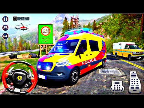 US Offroad Police Van Driving 3d - Police Chase Simulator Android Gameplay