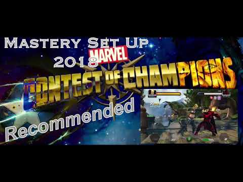 Marvel Mcoc My Mastery Set Up 2018 (Recommended) (On iPhone8 plus)