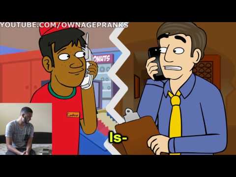 Angry 7-Eleven Hot Doggie Prank (animated) -Reaction video