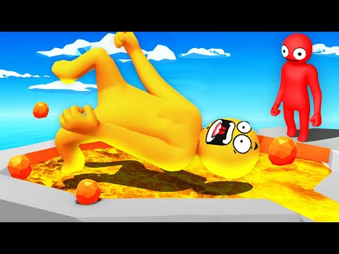 We SURVIVE an ACTIVE VOLCANO as Ragdoll Fighters... (Havocado)