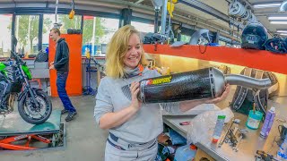 Upgrading my Honda CB500X in the LARGEST motorcycle shop in The Netherlands [S3 - Eps. 33]