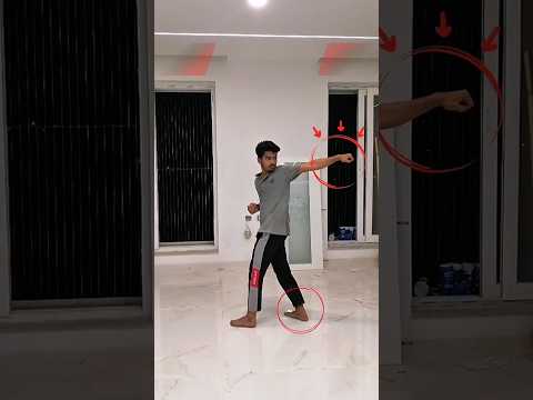 MMA Striking: Level Up your Footwork Step-by-step: The Spinning Backfist#tutorial#shorts #nobatidao