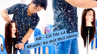 Simple and Quick Hair Cutting Instructions #trungmaster