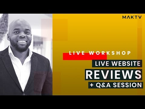 Design better websites - Live Website Reviews