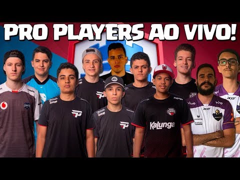 PRO PLAYERS DE CLASH ROYALE AO VIVO NO M