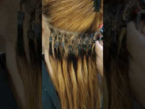 Partingan rambut sambung #humanhairextensions #rambutsambung #hairindia #youtubeshorts