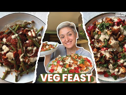 VEG FEAST - Syrian Cauliflower and Green Beans Recipe | Middle Eastern Veg Feast