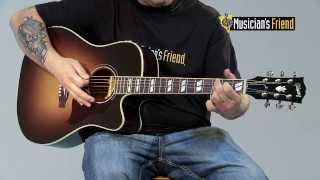 Video thumbnail for Gibson Hummingbird Pro Acoustic-Electric by Musician's Friend