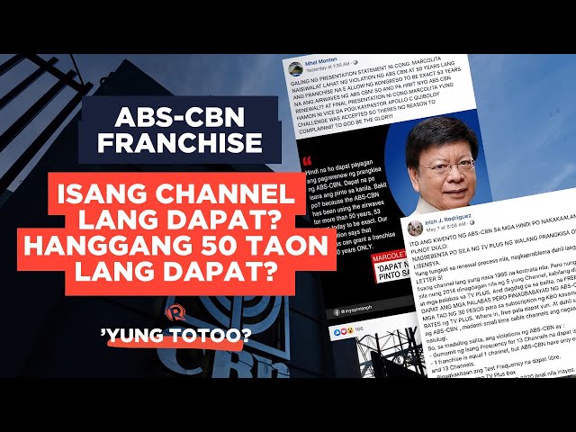 [WATCH] ’Yung Totoo?: Mga kasinungalingan tungkol sa prangkisa ng ABS-CBN