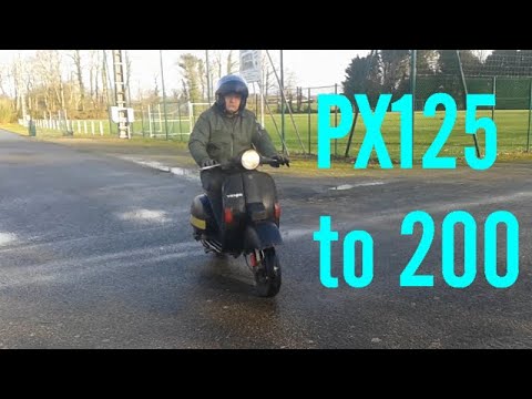 SLUK | R&G Vespa PX125 to PX200 CONVERSION