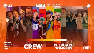SQUID(00:06:05 - 00:08:58) - Crew Wildcard Winners Announcement | GBB23: World League