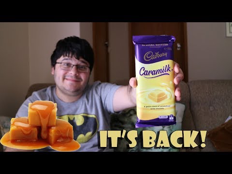 Special Edition Cadbury Caramilk Chocolate Block Taste Test | Birdew Reviews