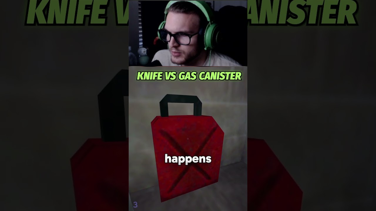 Wait, I Can Blow Up Gas With A Knife!?