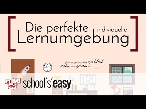 Die perfekte Lernumgebung finden