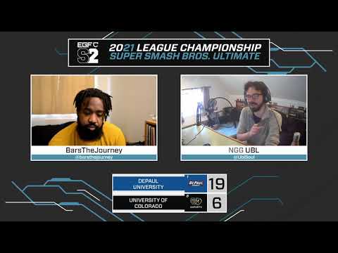 EGFC S2 Championship Semi Finals - SSBU - DePaul vs Colorado (Matt Beach interview)