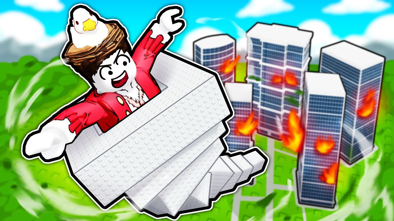 I spin to destroy the world in Roblox