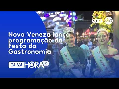 Nova Veneza lança programação da Festa da Gastronomia | Cotidiano | Tá Na Hora SC
