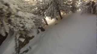 preview picture of video 'Freeride Chamrousse 2013 powder day !!!'