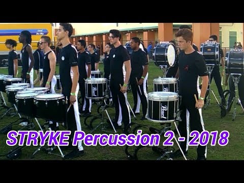 STRYKE Percussion 2 Battery - 2018: In the Lot | Jupiter HS | 2/17/18