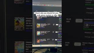 Here’s why you should list your cards above market on eBay