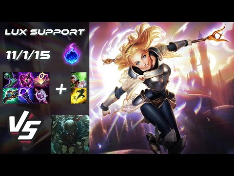 SUPPORT Lux vs Pyke - EU Grandmaster Patch 14.16