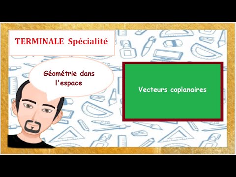 Vecteurs coplanaires