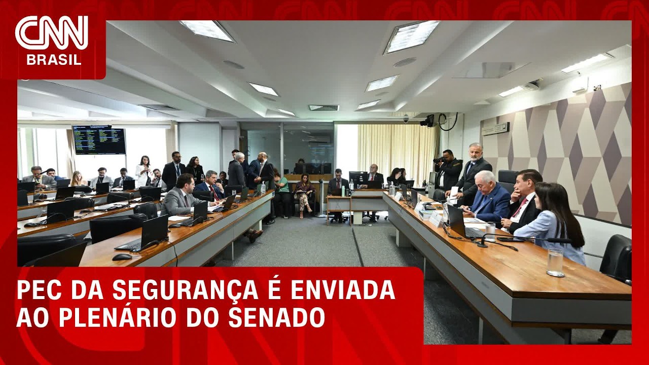 CCJ do Senado conclui análise e PEC da Segurança vai ao plenário | LIVE CNN