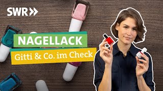 Nagellack-Trend: vegan, natürlich, wasserbasiert – wie gut sind Gitti und Co.? I SWR Ökochecker