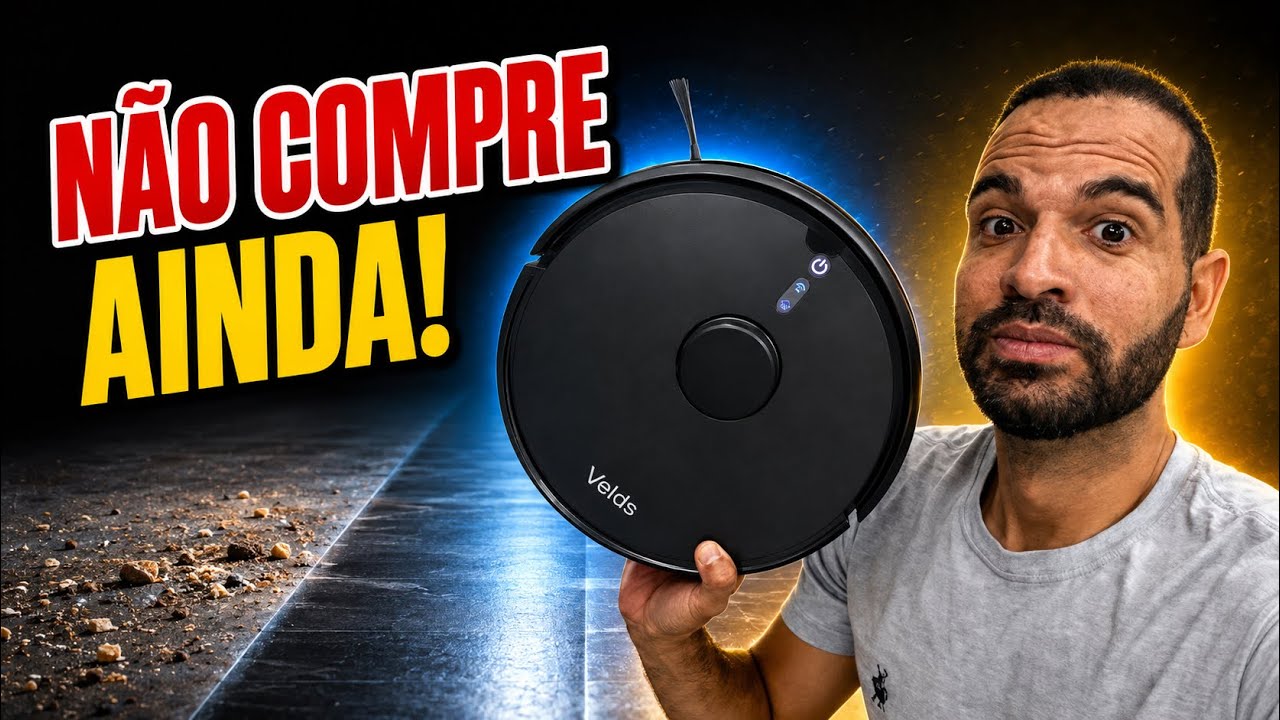 Miniatura da avaliação em vídeo de Aspirador de Pó Robô Velds 3 em 1