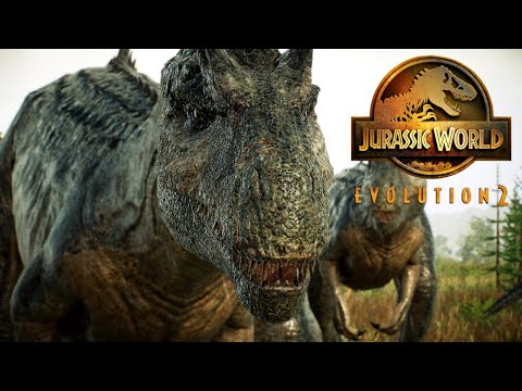 Allosaurus HUNTS Diplodocus DURING A STORM - Jurassic World Evolution 2 | Prehistoric Life [4K]