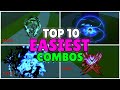 Top 10 *NEW* Easiest OneShot Combos | Blox Fruits Update 20