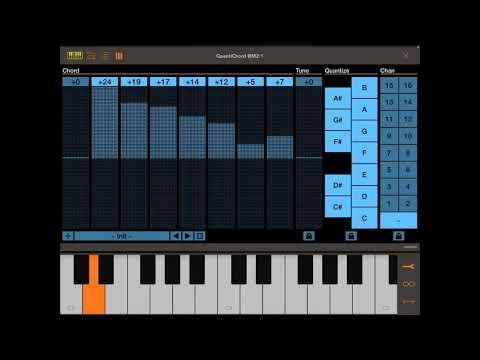 Look mom, I created a chord! QuantiChord MIDI Chord Quantizer by Laurent Colson