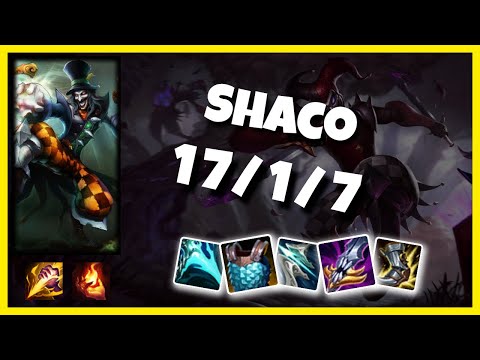 Shaco vs Lillia EU Challenger JUNGLE (17/1/7) - v10.24