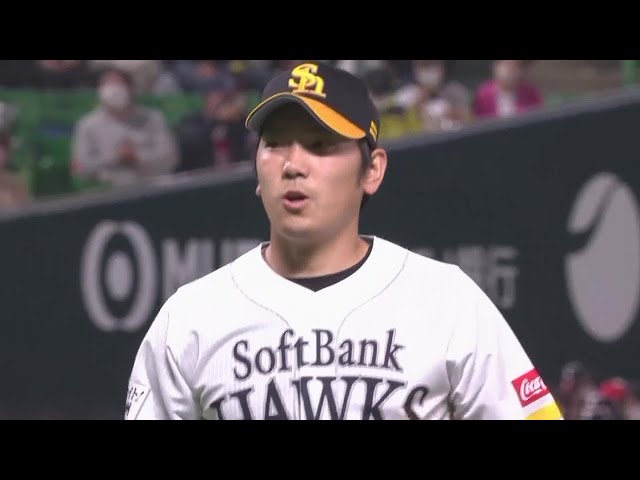 【6回表】ホークス・石川柊太 6回1失点の好投を見せる!! 2022年3月15日 福岡ソフトバンクホークス 対 阪神タイガース