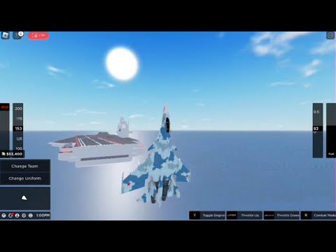 (Roblox) SU-33 cobra landing !