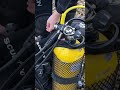 How to connect your dive regulator to your cylinder👌🤿#shorts